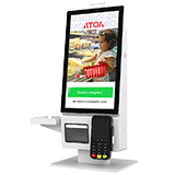 Касса Атол 3210 самообслуживания с сенсорным монитором 55 см